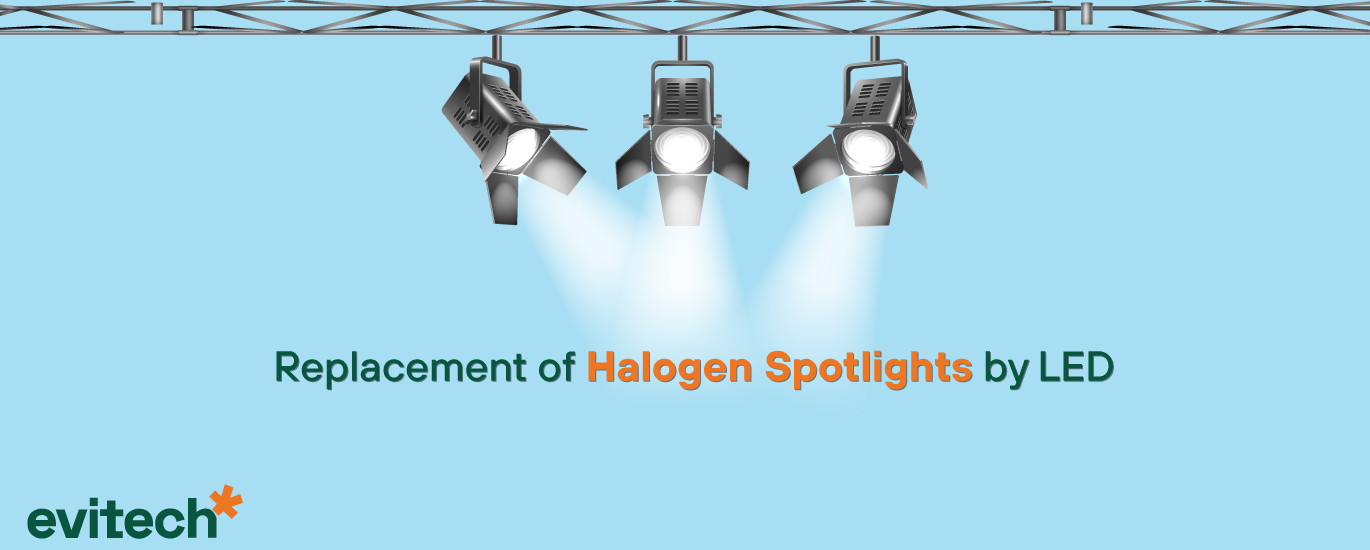 Replacement of Halogen Spotlights by LED